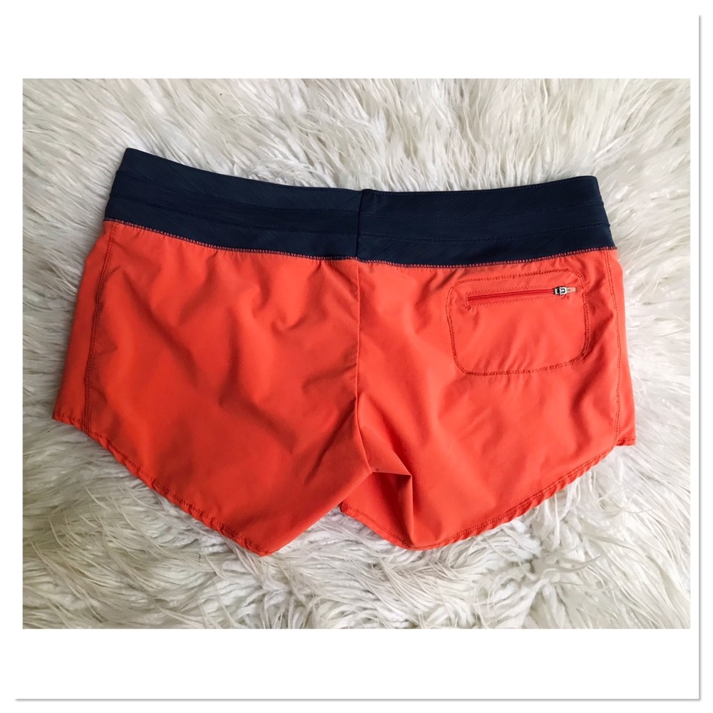 Oiselle Running Shorts Pull On Lined Orange Size Large - Picture 3 of 6